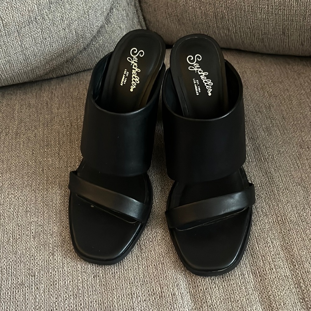 Seychelles leather high heeled sandals
